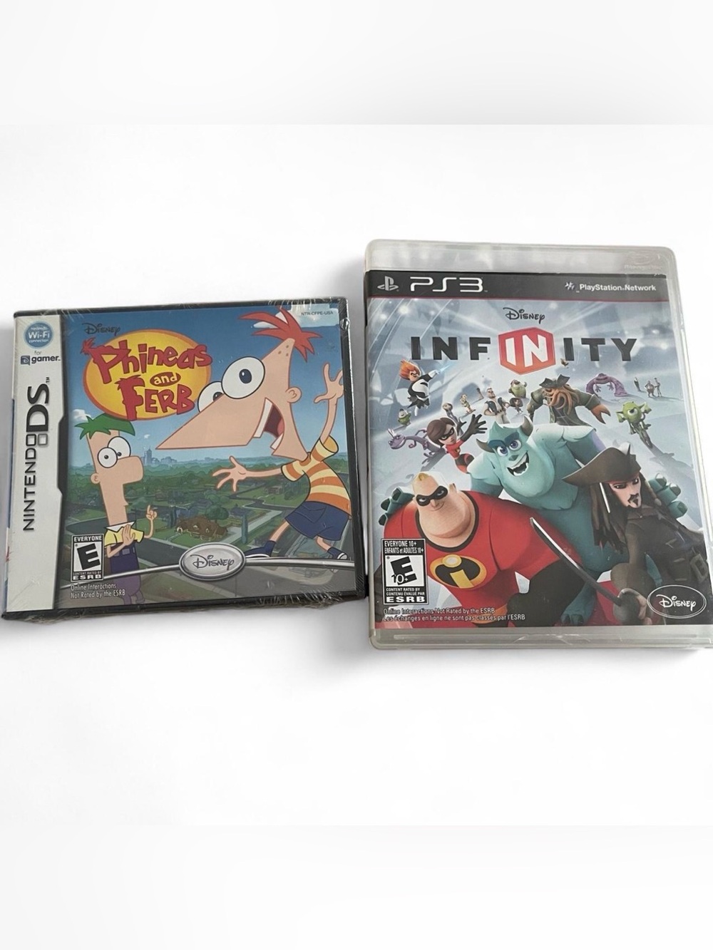 Phineas and Ferb Nintendo DS New Sealed Disney Infinity PS3 Game Lot